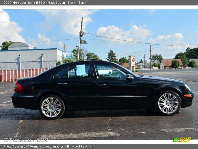 Black / Black 2007 Mercedes-Benz E 350 4Matic Sedan