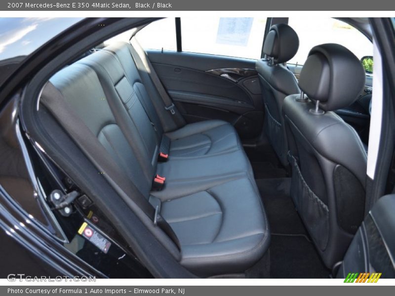  2007 E 350 4Matic Sedan Black Interior