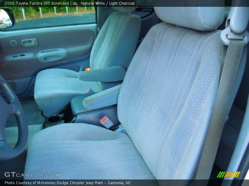 Natural White / Light Charcoal 2000 Toyota Tundra SR5 Extended Cab