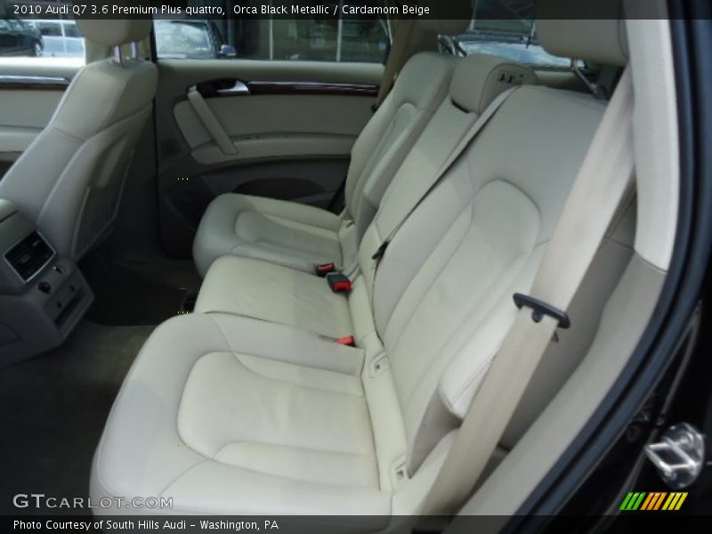 Orca Black Metallic / Cardamom Beige 2010 Audi Q7 3.6 Premium Plus quattro