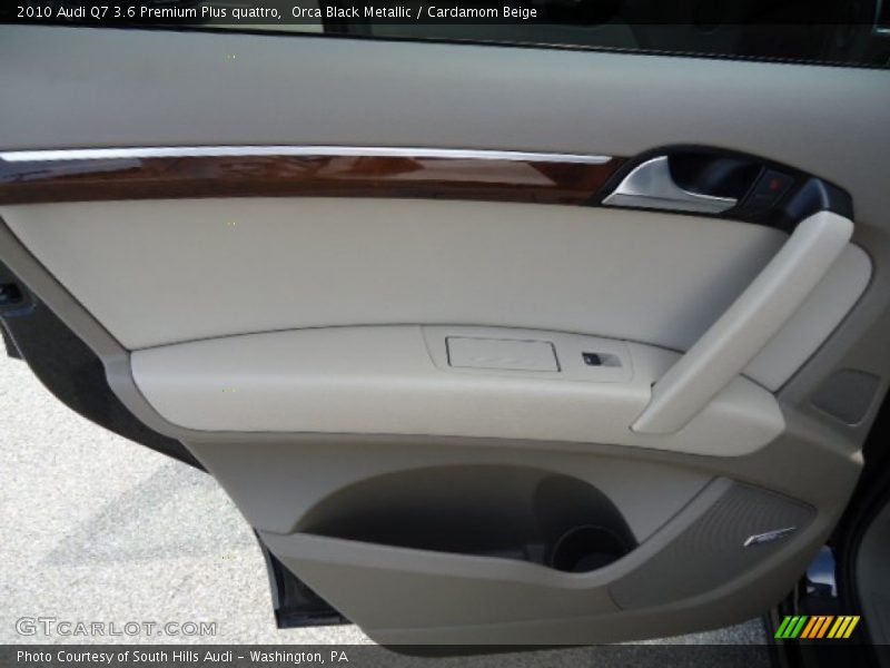 Orca Black Metallic / Cardamom Beige 2010 Audi Q7 3.6 Premium Plus quattro