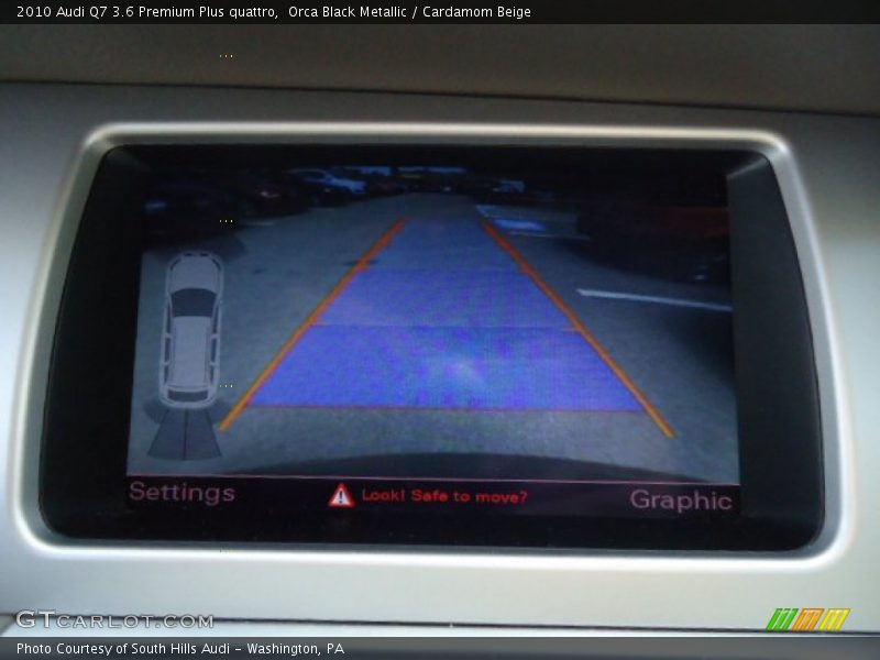 Orca Black Metallic / Cardamom Beige 2010 Audi Q7 3.6 Premium Plus quattro