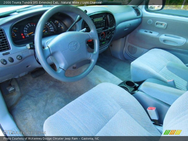 Natural White / Light Charcoal 2000 Toyota Tundra SR5 Extended Cab