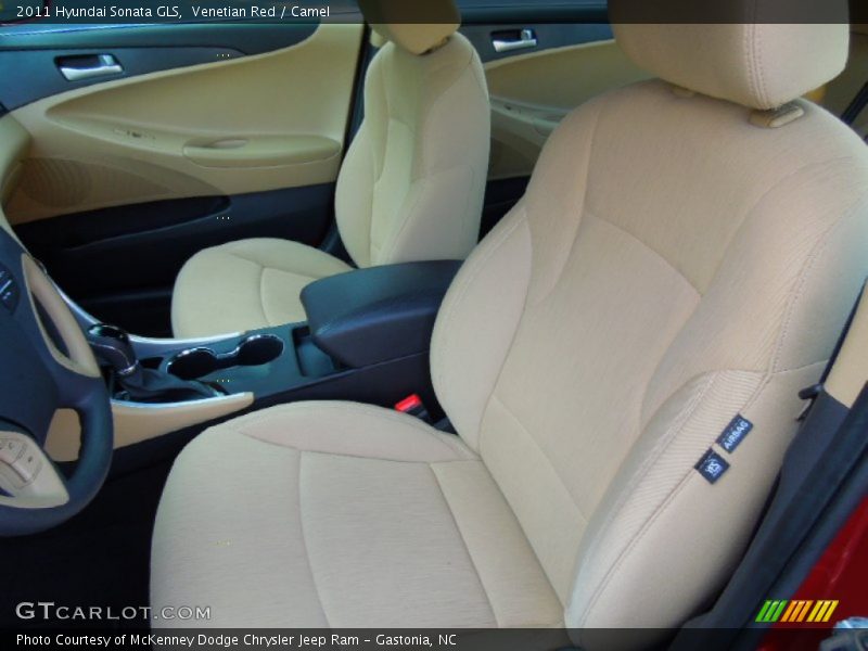 Venetian Red / Camel 2011 Hyundai Sonata GLS