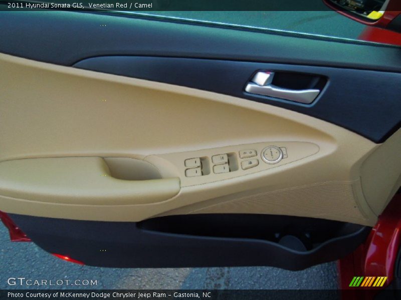 Venetian Red / Camel 2011 Hyundai Sonata GLS