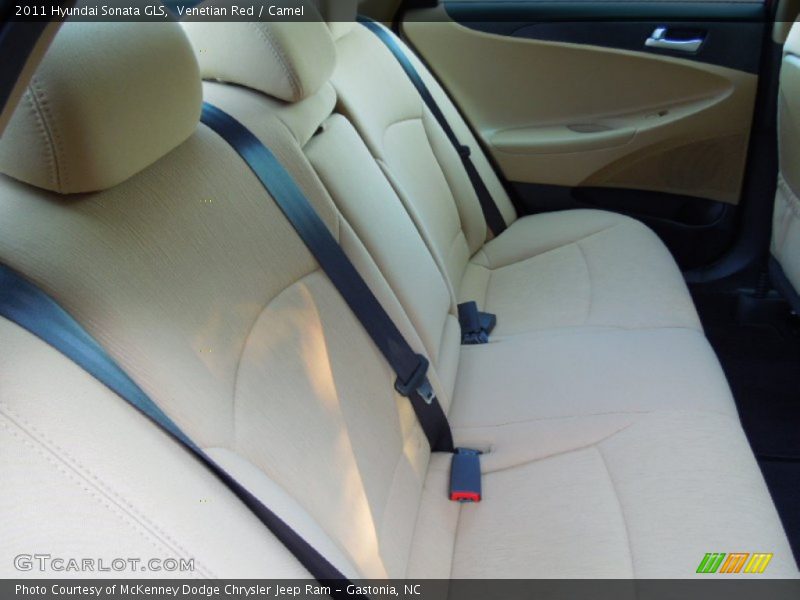 Venetian Red / Camel 2011 Hyundai Sonata GLS