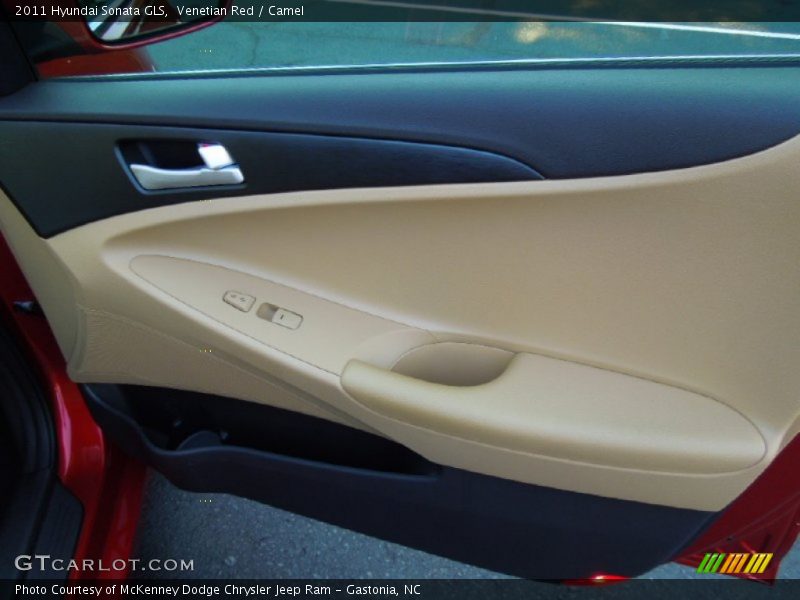 Venetian Red / Camel 2011 Hyundai Sonata GLS