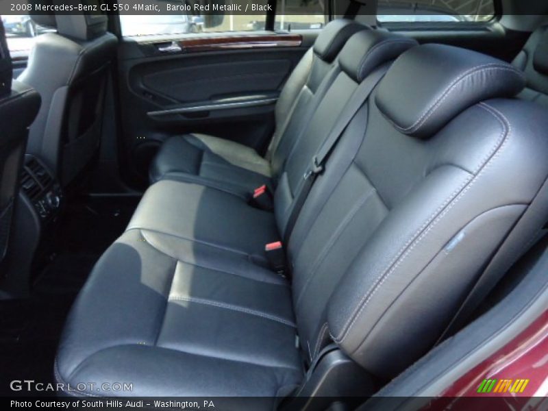 Barolo Red Metallic / Black 2008 Mercedes-Benz GL 550 4Matic