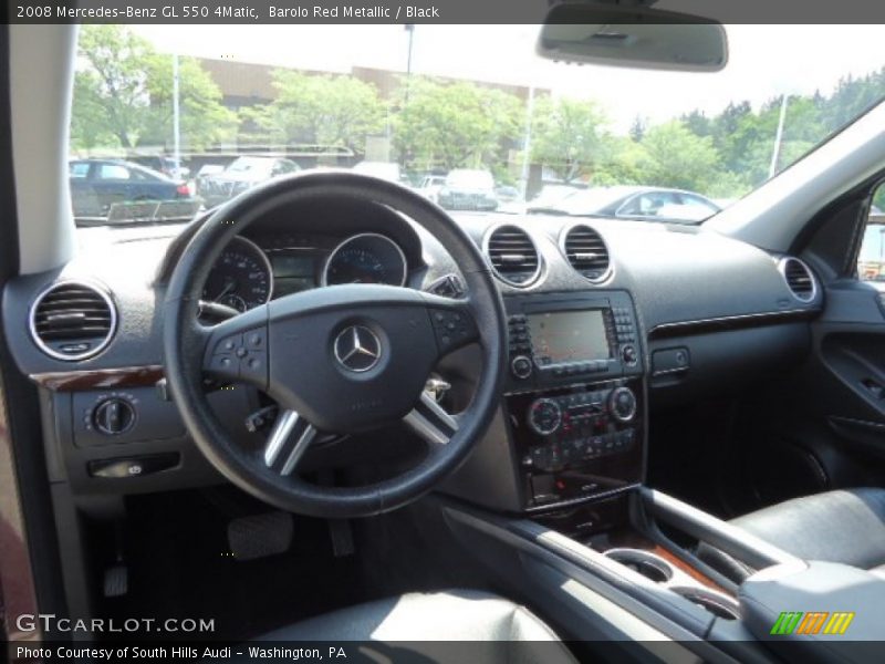 Barolo Red Metallic / Black 2008 Mercedes-Benz GL 550 4Matic