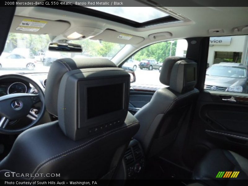 Barolo Red Metallic / Black 2008 Mercedes-Benz GL 550 4Matic