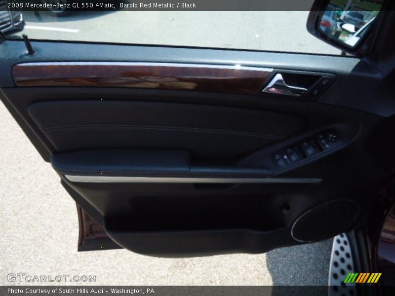 Barolo Red Metallic / Black 2008 Mercedes-Benz GL 550 4Matic
