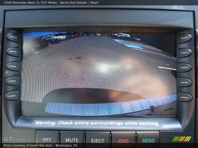 Barolo Red Metallic / Black 2008 Mercedes-Benz GL 550 4Matic