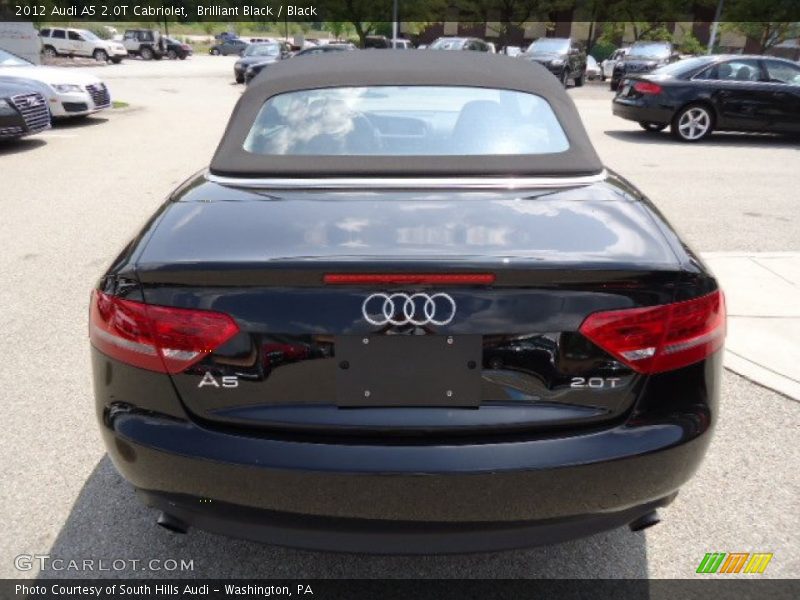 Brilliant Black / Black 2012 Audi A5 2.0T Cabriolet