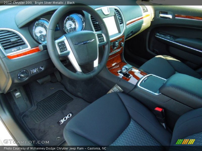 Bright Silver Metallic / Black 2012 Chrysler 300