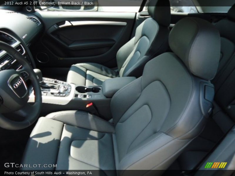 Front Seat of 2012 A5 2.0T Cabriolet