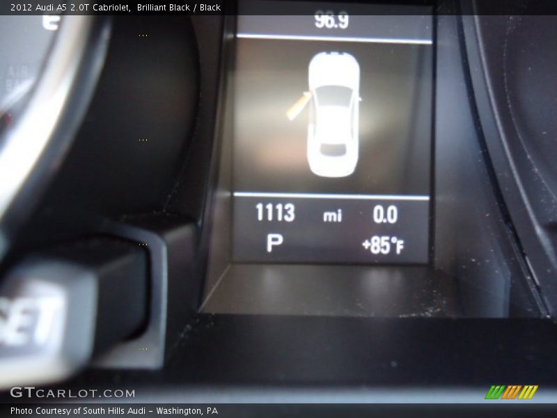 Brilliant Black / Black 2012 Audi A5 2.0T Cabriolet