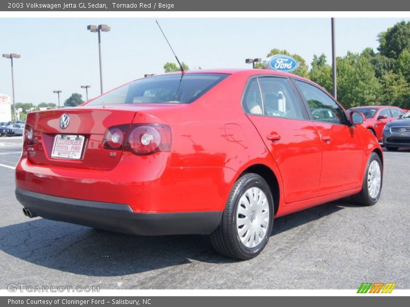 Tornado Red / Beige 2003 Volkswagen Jetta GL Sedan