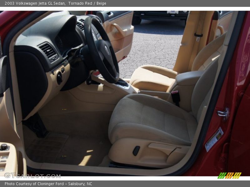 Tornado Red / Beige 2003 Volkswagen Jetta GL Sedan