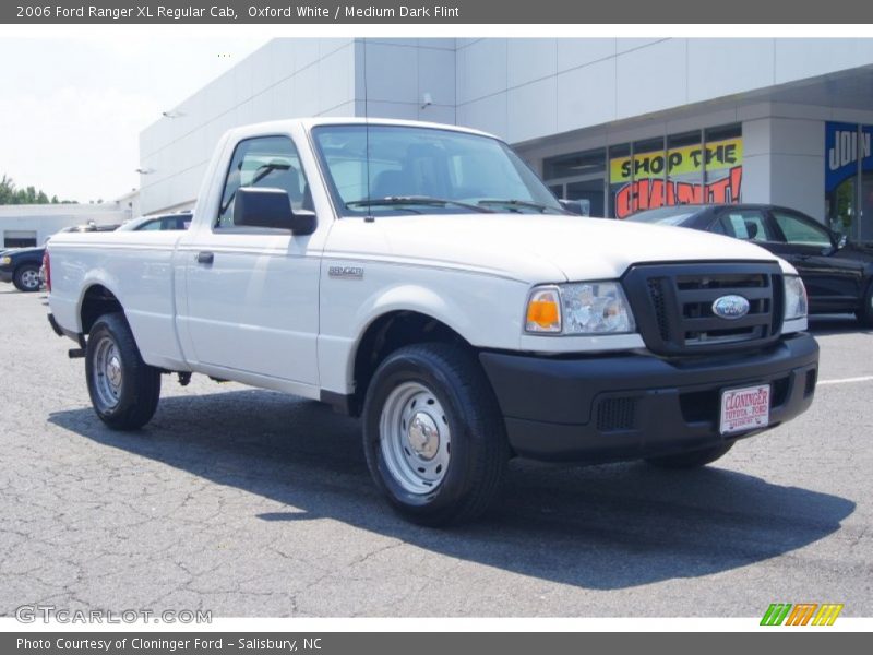 Oxford White / Medium Dark Flint 2006 Ford Ranger XL Regular Cab