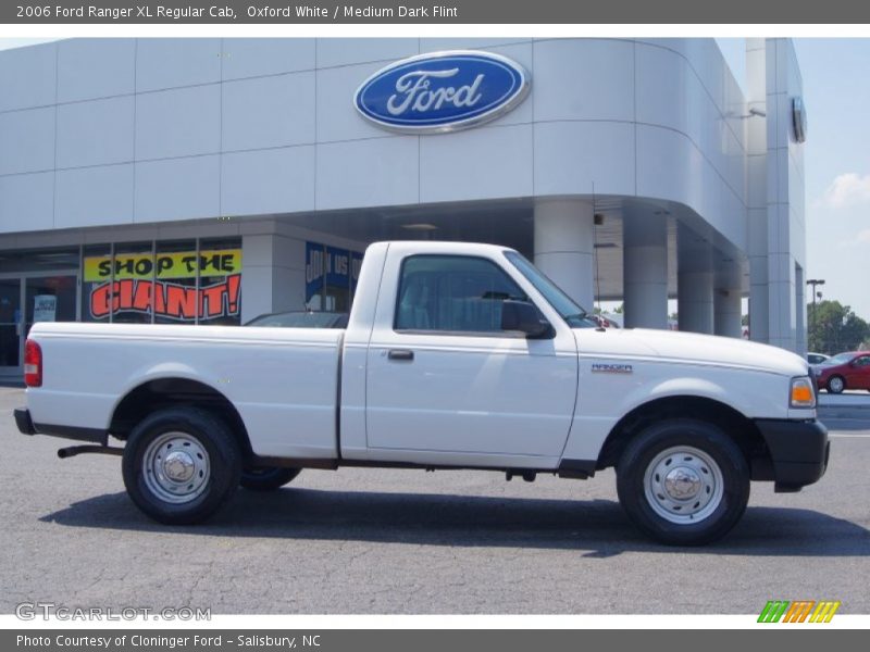 Oxford White / Medium Dark Flint 2006 Ford Ranger XL Regular Cab