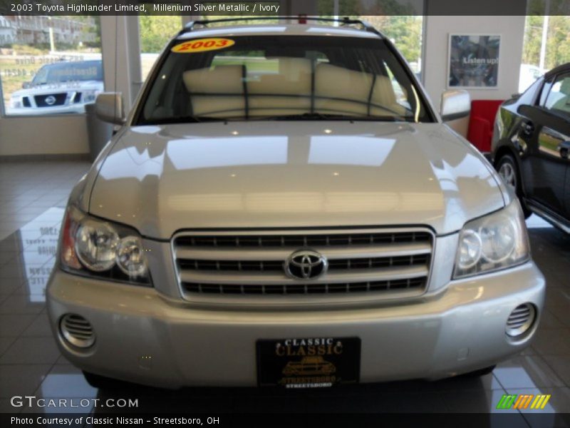 Millenium Silver Metallic / Ivory 2003 Toyota Highlander Limited