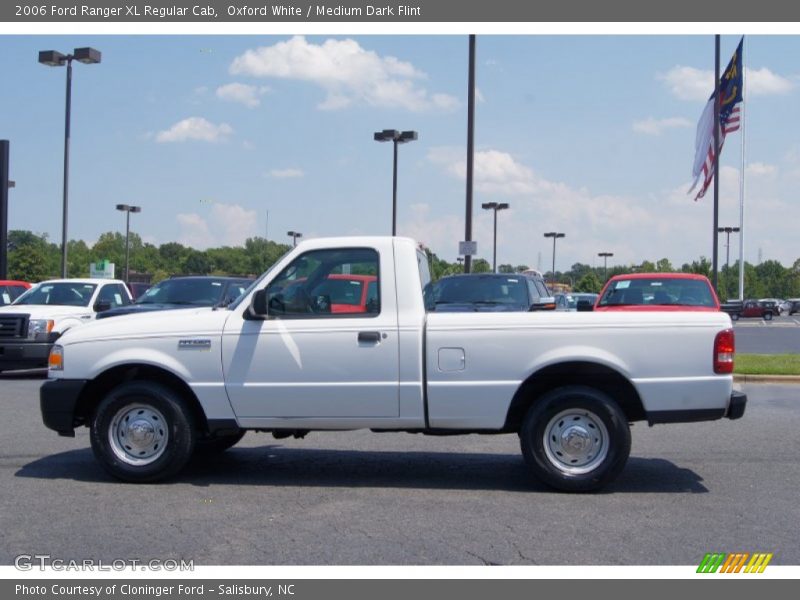 Oxford White / Medium Dark Flint 2006 Ford Ranger XL Regular Cab