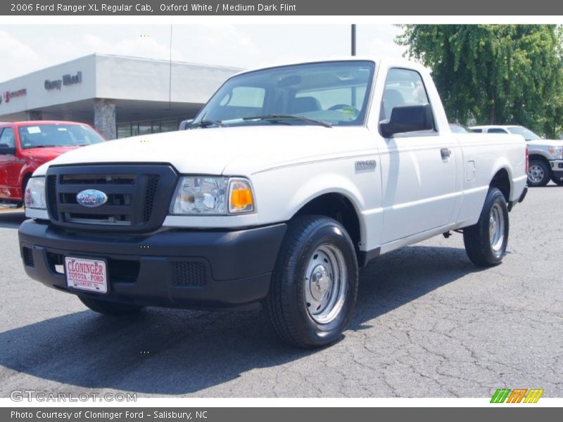 Oxford White / Medium Dark Flint 2006 Ford Ranger XL Regular Cab