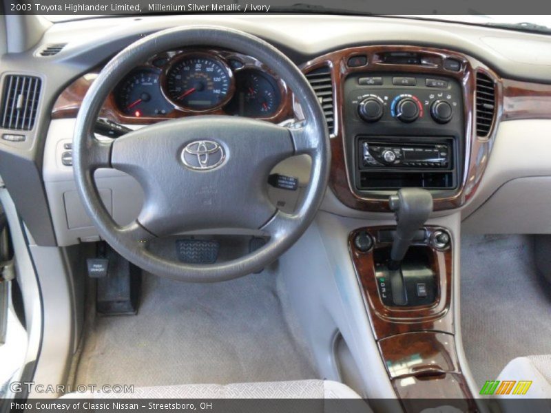Millenium Silver Metallic / Ivory 2003 Toyota Highlander Limited