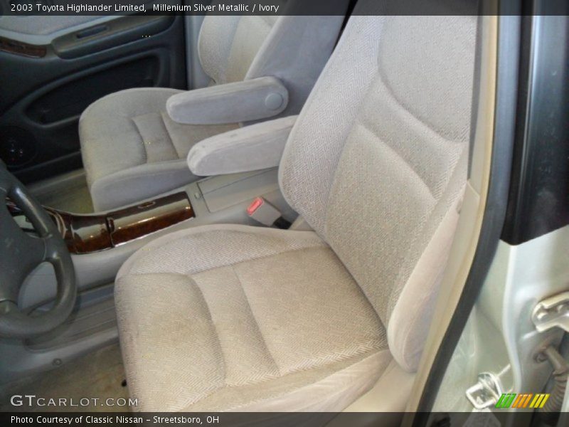 Millenium Silver Metallic / Ivory 2003 Toyota Highlander Limited
