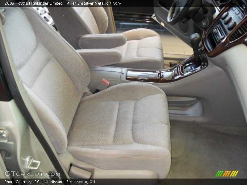 Millenium Silver Metallic / Ivory 2003 Toyota Highlander Limited