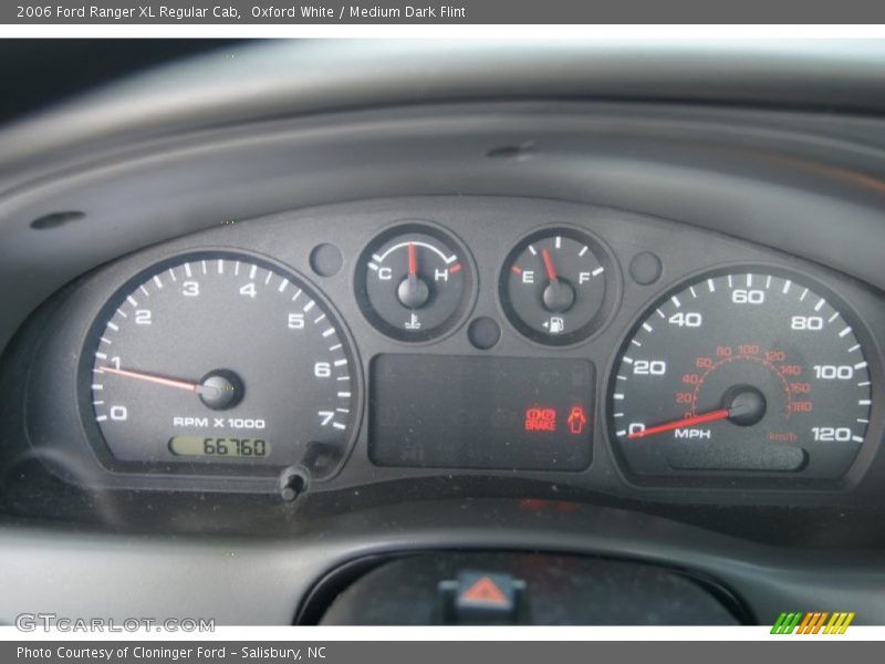Oxford White / Medium Dark Flint 2006 Ford Ranger XL Regular Cab