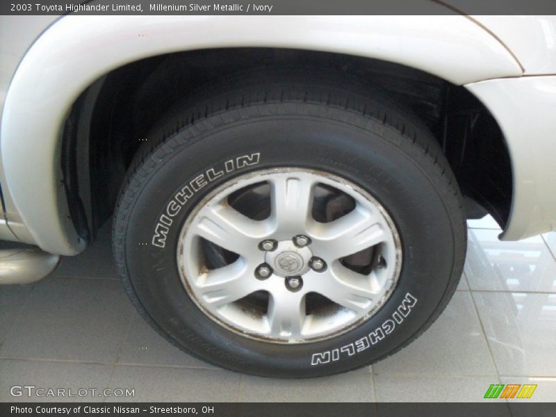 Millenium Silver Metallic / Ivory 2003 Toyota Highlander Limited