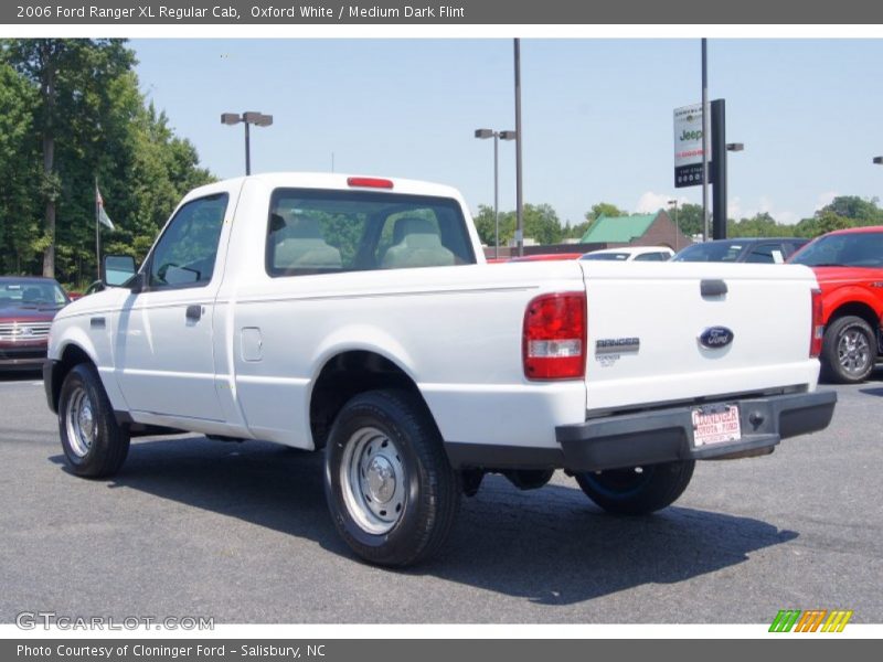 Oxford White / Medium Dark Flint 2006 Ford Ranger XL Regular Cab