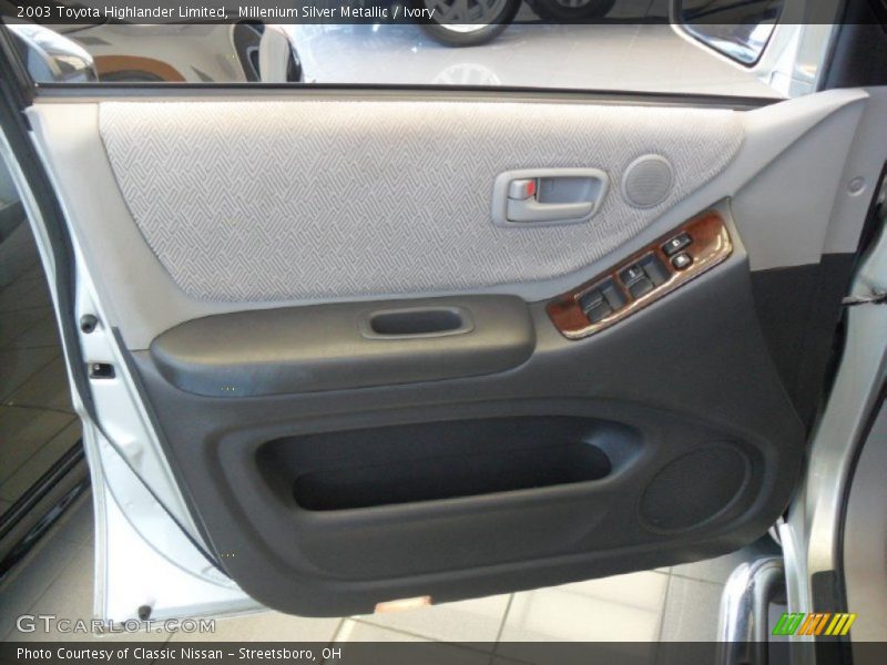 Millenium Silver Metallic / Ivory 2003 Toyota Highlander Limited