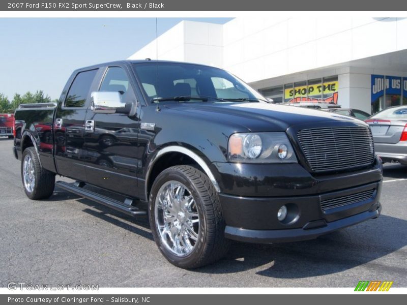 Black / Black 2007 Ford F150 FX2 Sport SuperCrew