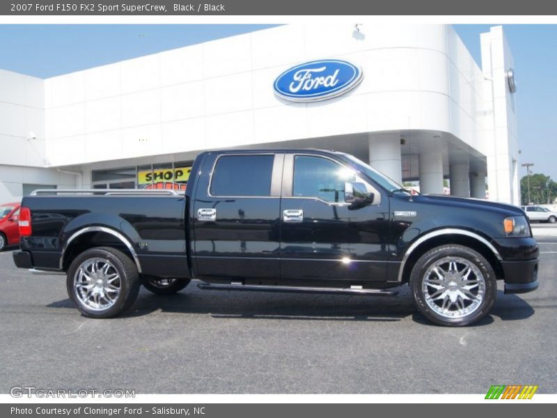 Black / Black 2007 Ford F150 FX2 Sport SuperCrew