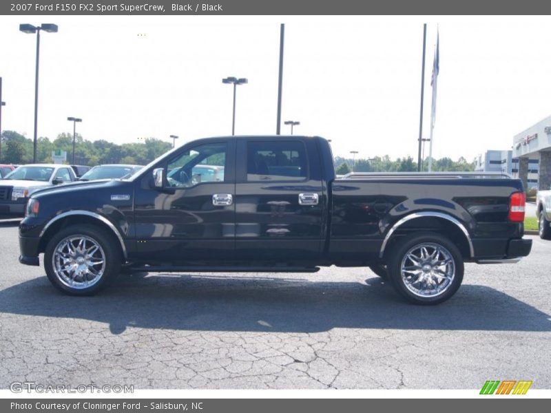 Black / Black 2007 Ford F150 FX2 Sport SuperCrew