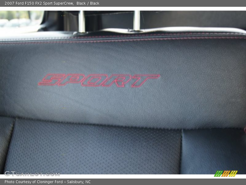 Black / Black 2007 Ford F150 FX2 Sport SuperCrew
