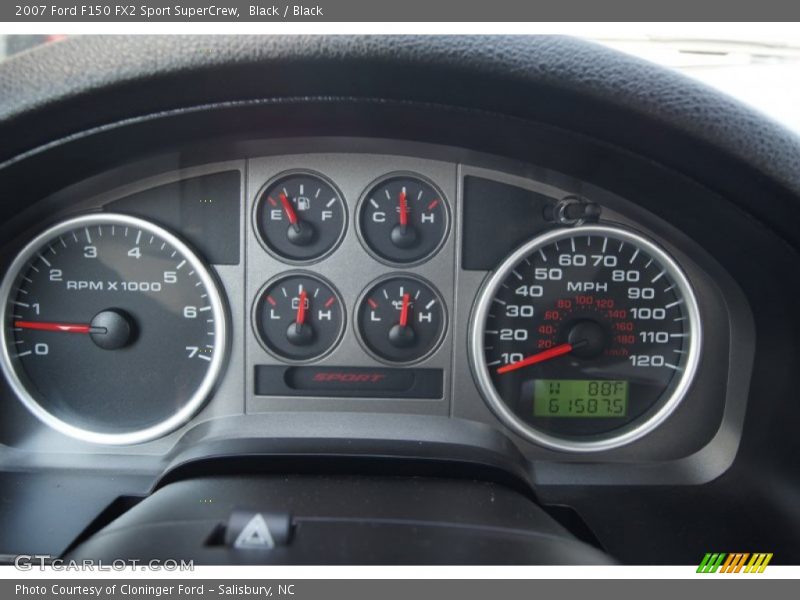 Black / Black 2007 Ford F150 FX2 Sport SuperCrew
