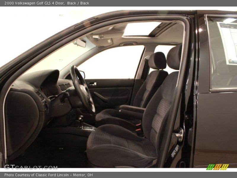 Black / Black 2000 Volkswagen Golf GLS 4 Door
