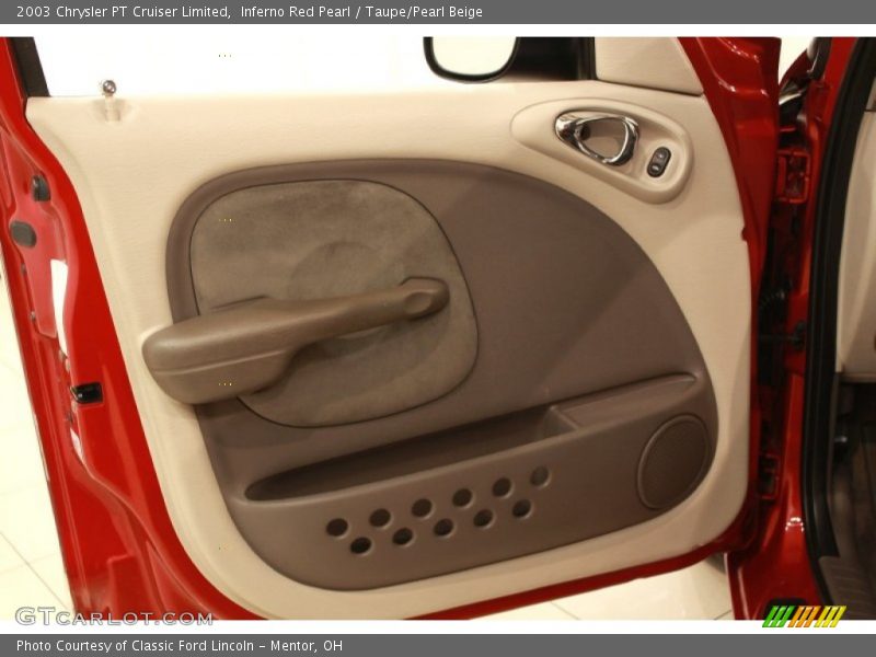Inferno Red Pearl / Taupe/Pearl Beige 2003 Chrysler PT Cruiser Limited