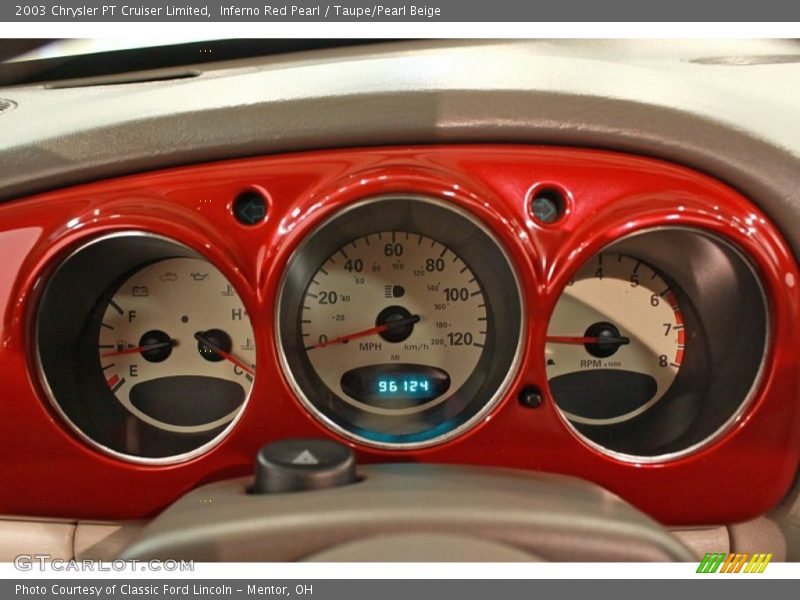  2003 PT Cruiser Limited Limited Gauges