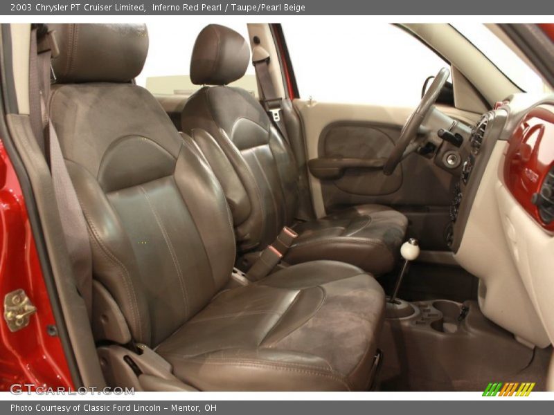 Inferno Red Pearl / Taupe/Pearl Beige 2003 Chrysler PT Cruiser Limited