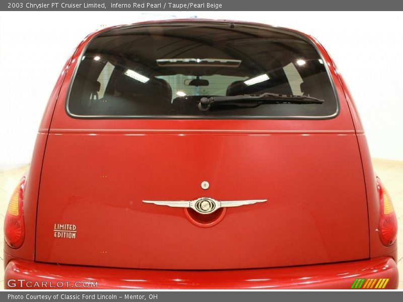 Inferno Red Pearl / Taupe/Pearl Beige 2003 Chrysler PT Cruiser Limited