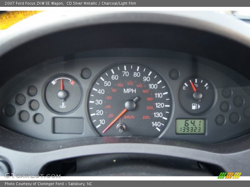  2007 Focus ZXW SE Wagon ZXW SE Wagon Gauges