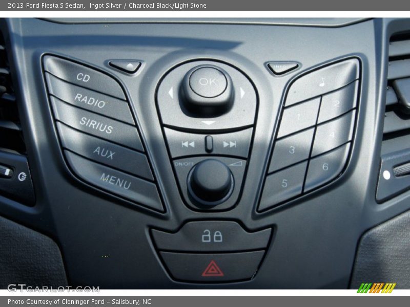 Controls of 2013 Fiesta S Sedan