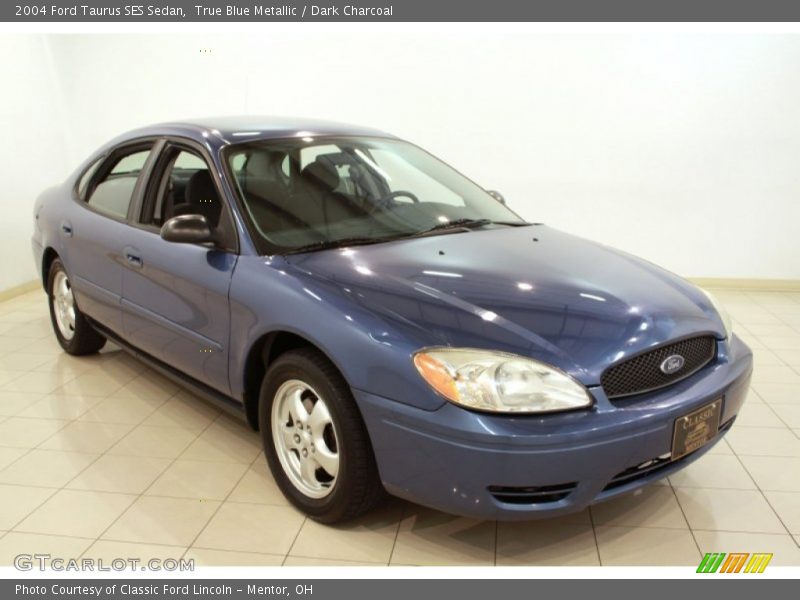 True Blue Metallic / Dark Charcoal 2004 Ford Taurus SES Sedan
