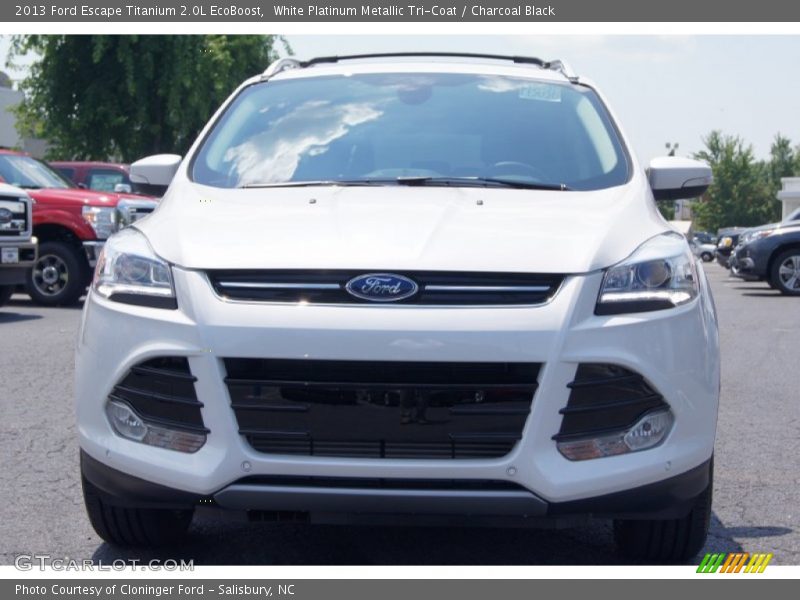  2013 Escape Titanium 2.0L EcoBoost White Platinum Metallic Tri-Coat