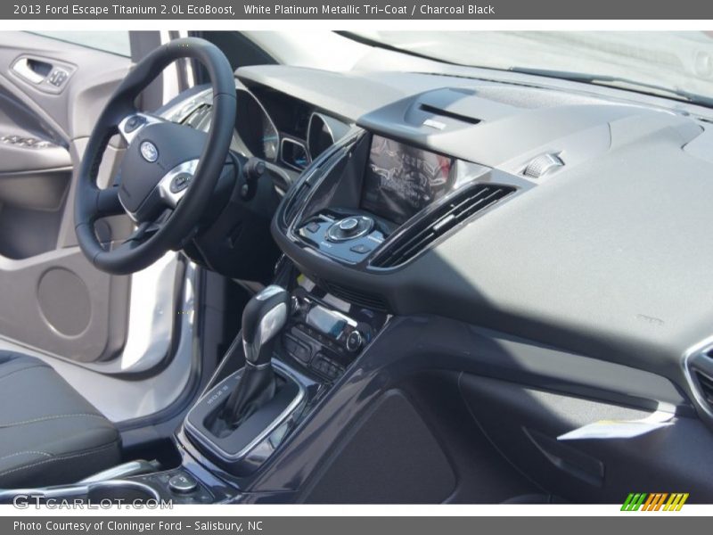 Dashboard of 2013 Escape Titanium 2.0L EcoBoost