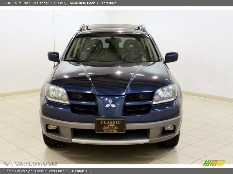 Royal Blue Pearl / Sandblast 2003 Mitsubishi Outlander XLS 4WD